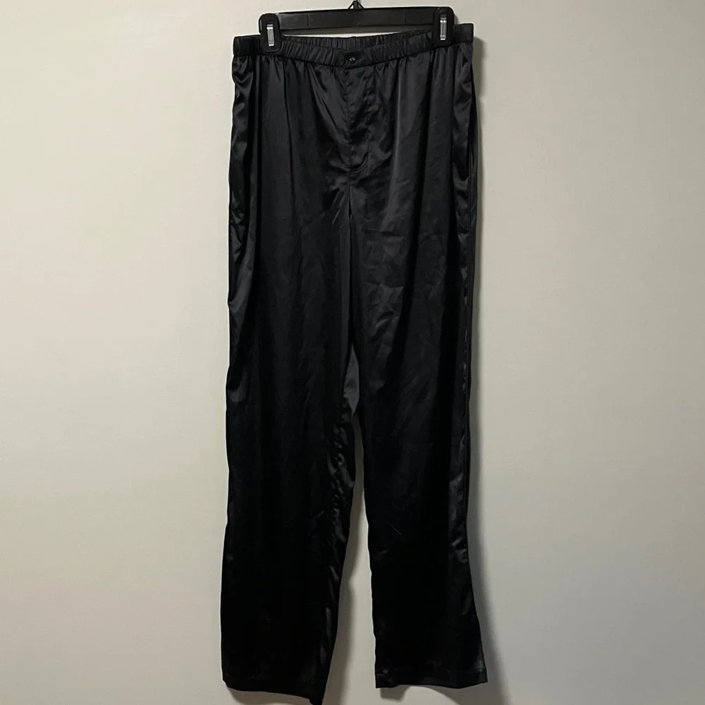 SKIMS Black Satin Pants - Picture 1 of 5
